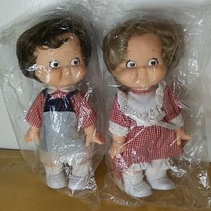 Campbells Soup Dolls, 1988, Boy and Girl